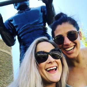 Round Ray Ban Leather / Gold Metal